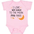 thumbnail image 3 of Inktastic I Love My Gigi to the Moon and Back Boys or Girls Baby Bodysuit, 3 of 5