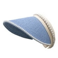 thumbnail image 1 of Empty Top Hat Breathable Indeformable Straw Reinforced Quick Drying Visor Hat Outdoor Supplies, 1 of 10