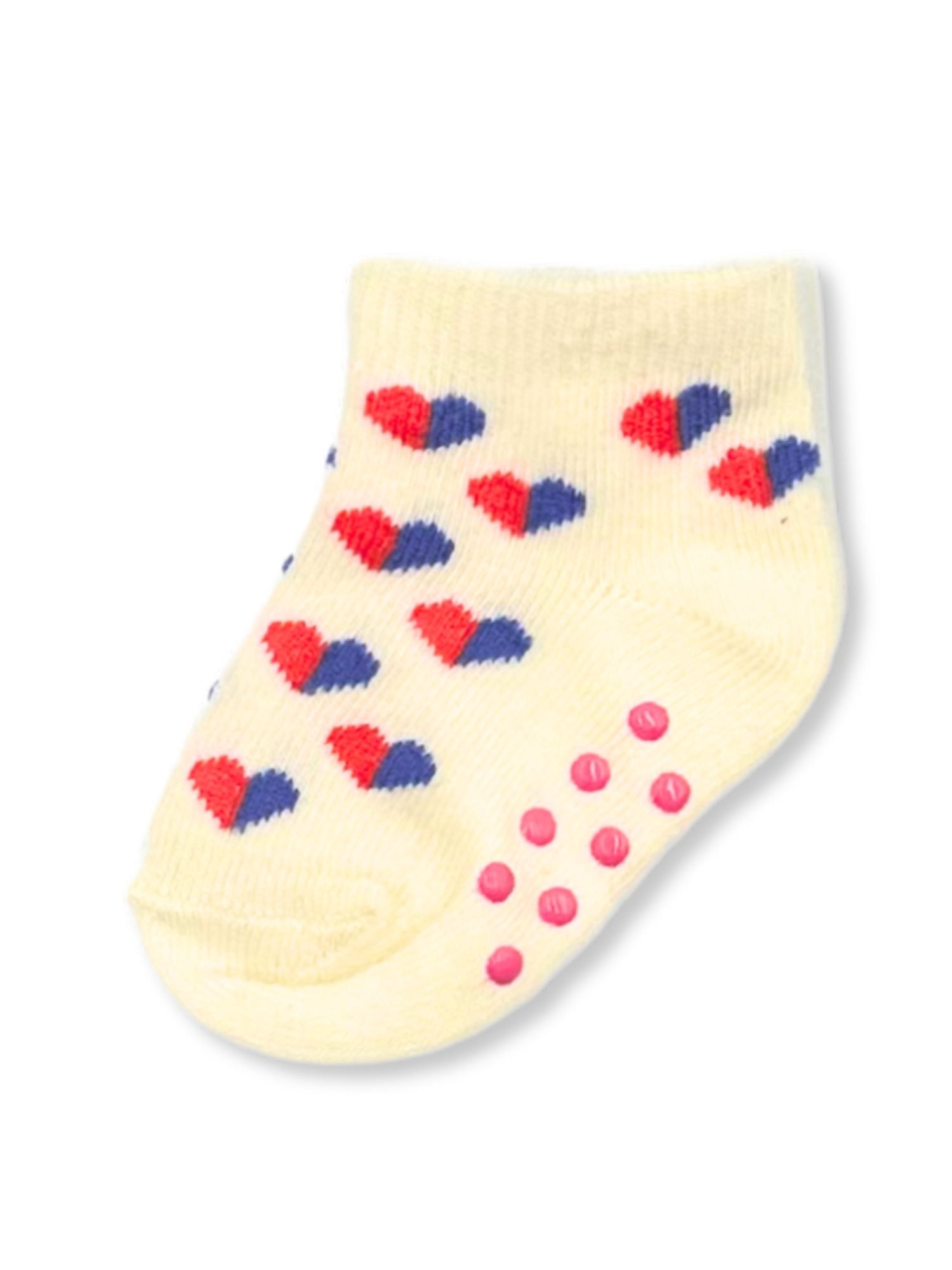 Wonder Nation Baby and Toddler Ankle Socks, 6-Pack, Sizes 0M-18M