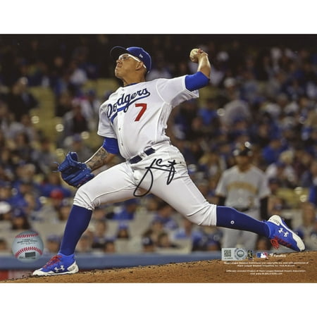 Dodgers Autograph - Julio Urias Los Angeles Dodgers Fanatics Authentic Autographed 8