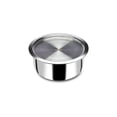 thumbnail image 1 of Tope en Acier Inoxydable Argenté avec Couvercle 1.4 Litres 16 cm / Base Induction Patila, 1 of 4