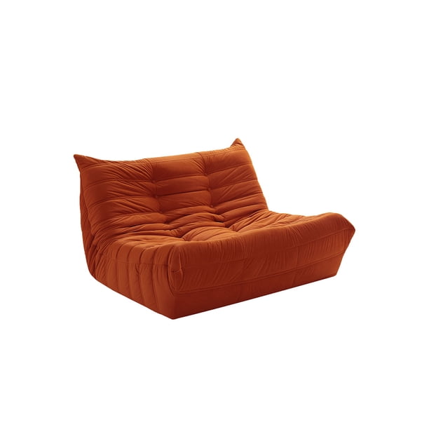 Sofá 2 cuerpos réplica Togo Estilo Contemporáneo Color Naranja GAIA Togo