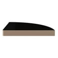 thumbnail image 5 of Floating Corner Shelves 2 Pcs Black 13.8x13.8x1.5" - Modern Wall Shelves for Living Room, Bedroom, Office - Decorative Display Shelves for Books, Photos, Collectibles, 5 of 8