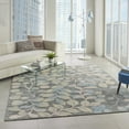 thumbnail image 5 of Serene Contemporary Botanical Grey/Beige 8' x 10' Area Rug, (8' x 10'), 5 of 7