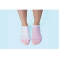 thumbnail image 3 of Dr. Motion Womens Socks, No Show, Compression, Pink Lace Design, Shoe Size: 4 - 10, 3 of 5