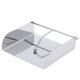 thumbnail image 2 of Contenedor de caja de pañuelos de mesa de soporte de papel de escritorio de oficina en casa de Hotel de acero inoxidable, 2 of 8