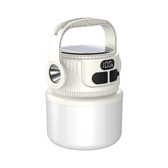 Outdoor Solar LED Camping Light USB Rechargeable Lamp Waterproof Tent Lamp for Fishing Barbecue Camping Lighting