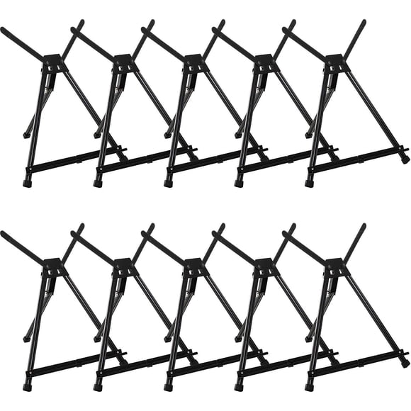Set de 10 caballetes de mesa para artista MEEDEN de aluminio plegables