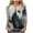 Light Gray_1, variant on Godom Halloween Tshirt for Women Pumpkin Graphic Tees Tops 3/4 Sleeve Crew Neck Pullover Shirt