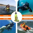 thumbnail image 2 of S400 Plus Mini Scuba Tank 1L Portable Mini Diving Tank Reusable Pony Bottle —DOT Certified Tank with 15-20 Minutes Backup Diving Air Tank Kit Oxygen Cylinder for Underwater Exploration Rescue(Black), 2 of 9