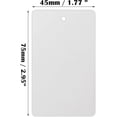 thumbnail image 2 of 3000 PCS White Blank Merchandise Tags, 1.77 x 2.95 Inches Paper Gift Tags with Hole, Writable Unstrung Hang Tags for Pricing, Labeling, Retail Store, Clothing, Craft Projects, and Party Decorations, 2 of 4