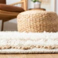 thumbnail image 4 of SAFAVIEH Natura Emmit Abstract Area Rug, Ivory/Brown, 6' x 6' Round, 4 of 11