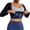 long sleeve top Black, variant on Pukitry Sauna Suit for Women Waist Trainer Vest Sweat Tank Top Body Shaper with Zipper