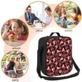 thumbnail image 5 of Lsque Ladybugs and Red Hearts Lunch Bag Lunch Box for Women Men Reusable Insulated Lunch Tote Bag,Leakproof Thermal Cooler Sack Food Handbags Case High Capacity, 5 of 9