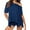 Dusty Blue, variant on PRETTYGARDEN Off The Shoulder Tops for Women Summer Short Sleeve Asymmetrical Oversized Tee Shirts Casual Spring Clothes