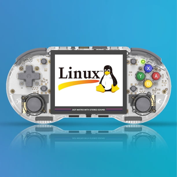 Consola de juegos RG353PS Pantalla IPS de 3,5 pulgadas Compatible con HDMI de 64 bits (Blanco 16G) Sywqhk Para estrenar