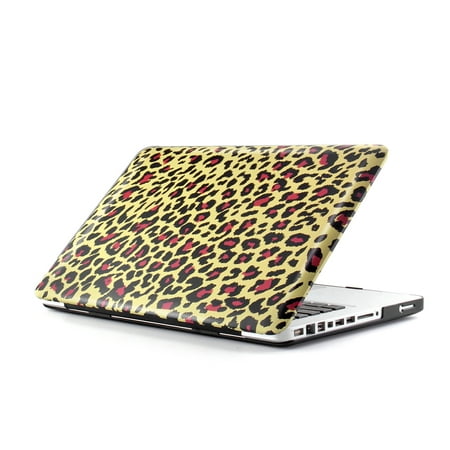 MacBook Pro 15 Case - Soft-Touch Plastic Matte Hard Shell Protective Case Cover Skin for Apple MacBook Pro 15 Inch A1286 Leopard