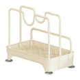 thumbnail image 1 of Organizador de tapas de ollas de acero inoxidable para gabinetes, organizador de ollas y sartenes, soporte para ollas beige, 1 of 8