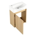 thumbnail image 6 of 16" American Design Oak Bathroom Vanity / Durable, Moisture - Resistant, Easy to Use in Small Spaces, 6 of 6