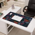 thumbnail image 3 of Long Mouse Pads for Desk,Pioneer Flower Floral Print Pattern Desk Mats on Top Of Desks, Desk Mouse Pad Extra Large with 3mm Non-Slip Base and Stitched Edge for Gaming,Office,Work,Home 31.5"x15.7", 3 of 6