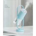 thumbnail image 3 of Rechargeable Mini Humidifier, Colorful Cool Mist Humidifier with 7 Color Light, Small Personal Desktop Humidifier for Baby Bedroom, Office, Nursery, Travel with Auto Shut-Off, Super Quiet, 3 of 5