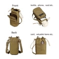 thumbnail image 3 of HuaAngel Crossbody Water Bottle Shoulder Bag Adjustable Shoulder Strap Fits 16 oz to 40 oz Bottles Multiple Storage Pockets Side handles, 3 of 7