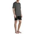 thumbnail image 6 of Hanes Men's Soft Modal Pajama Short Sleeve Top and Short Set, 6 of 6