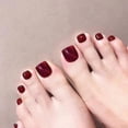 thumbnail image 4 of Short False Toenails Full Cover Press On Toenails Fake Toenails Artificial Feet, 4 of 4