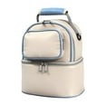 thumbnail image 2 of CZABTOP Breast Milk Cooler,Portable Insulated Breastfeeding Bag,Bottle Bag,Breast Milk Pump Cooler Bag with Shoulder Strap for Nursing Mom Daycare,Work(Blue), 2 of 7