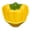 Bell Pepper, variant on BIA Vegetable Dip Dish, Artichoke Shaped Lead-Free Ceramic Sauce Bowl (5.95" x 4.8") - Decorative Serveware for Dips, Condiments & Appetizers - Kitchen Dining Accessory for Serving & Entertaining
