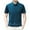 Dark Blue, variant on Xunlbb Mens Shirt Mens Dress Shirts Mens Fashion Casual Solid Pullover Round Neck Buttons Short Shirts Gift for Him, M-3XL
