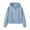 380Blue76, variant on Women Crop Sweatshirt Hooded Zipper Cardigan Jacket Casual Casual Hooded Long Sleeve Solid Color Coats Trendy Dailywear