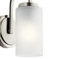 thumbnail image 2 of 1 Light Modern Farmhouse Steel Wall Sconce with Clear Ribbed Glass-9.75 inches H By 4.75 inches W-Olde Bronze Finish Bailey Street Home, 2 of 6