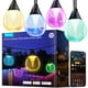 thumbnail image 1 of Guirnalda de luces para exteriores Govee RGBWIC de 48 pies con 15 bombillas regulables, 1 of 9