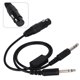 thumbnail image 3 of Cable adaptador de auriculares de aviación de doble enchufe Airbus XLR a GA, 3 of 9