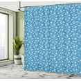 thumbnail image 4 of Ambesonne Submarine Shower Curtain, Sharks Whales Fishes, 69"Wx84"L, Multicolor, 4 of 4