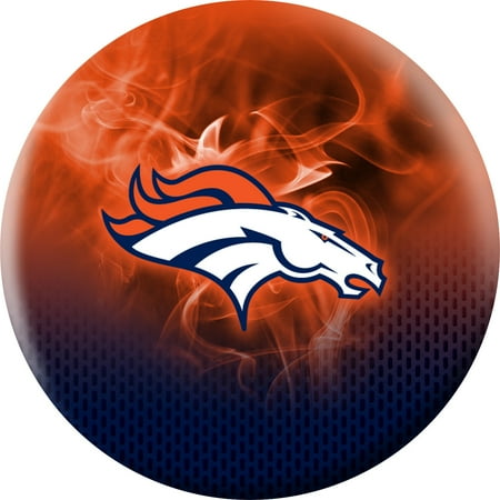Denver Broncos NFL On Fire Undrilled Bowling Ball