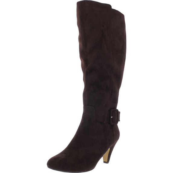 Bella Vita Womens Troy II Plus Wide Calf Knee-High Boots Brown 6.5 Medium (B,M)