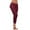 Wine, variant on ZKCCNUK Pants for Women Workout Out Leggings Stretch Waist Button Pocket Yoga Gym Cropped Trousers X-4XL
