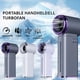 thumbnail image 4 of Mini Ventilador Digital Portátil con 199 Niveles de Velocidad, Refrigeración por Vapor de Hielo, Recargable por USB, Pantalla Inteligente para Exteriores. B, 4 of 5