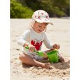 thumbnail image 4 of BemeyourBBs Toddler Baby Boy Two Piece Swimsuit with Hat Infant Boy Bathing Suit Long Sleeve Rash Guard Swimwear Summer Beachwear Lobster Crab Deer Hunting Print Zipper Top Swimming Trunks Shorts Set, 4 of 9