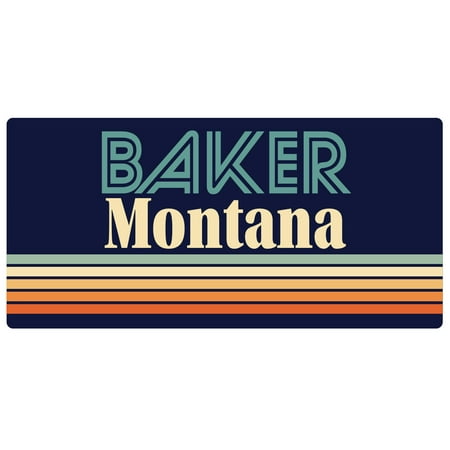 

Baker Montana 5 x 2.5-Inch Fridge Magnet Retro Design