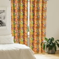 thumbnail image 2 of Ambesonne Colorful Curtains, 3D Ring Shapes Grunge, Pair of 28"x84", Multicolor, 2 of 5