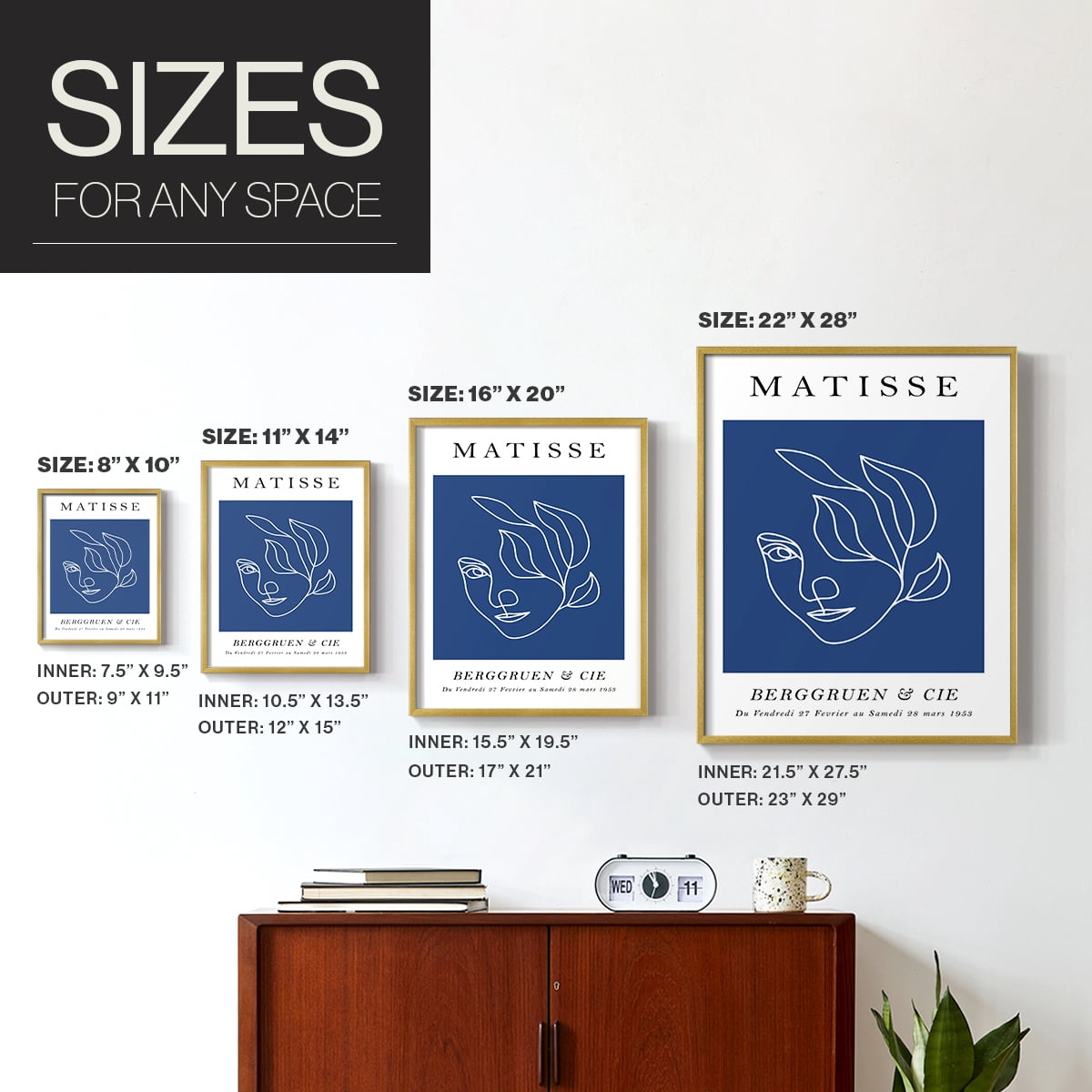 Matisse CCC in Solid Wood 8 x 10 Framed Print