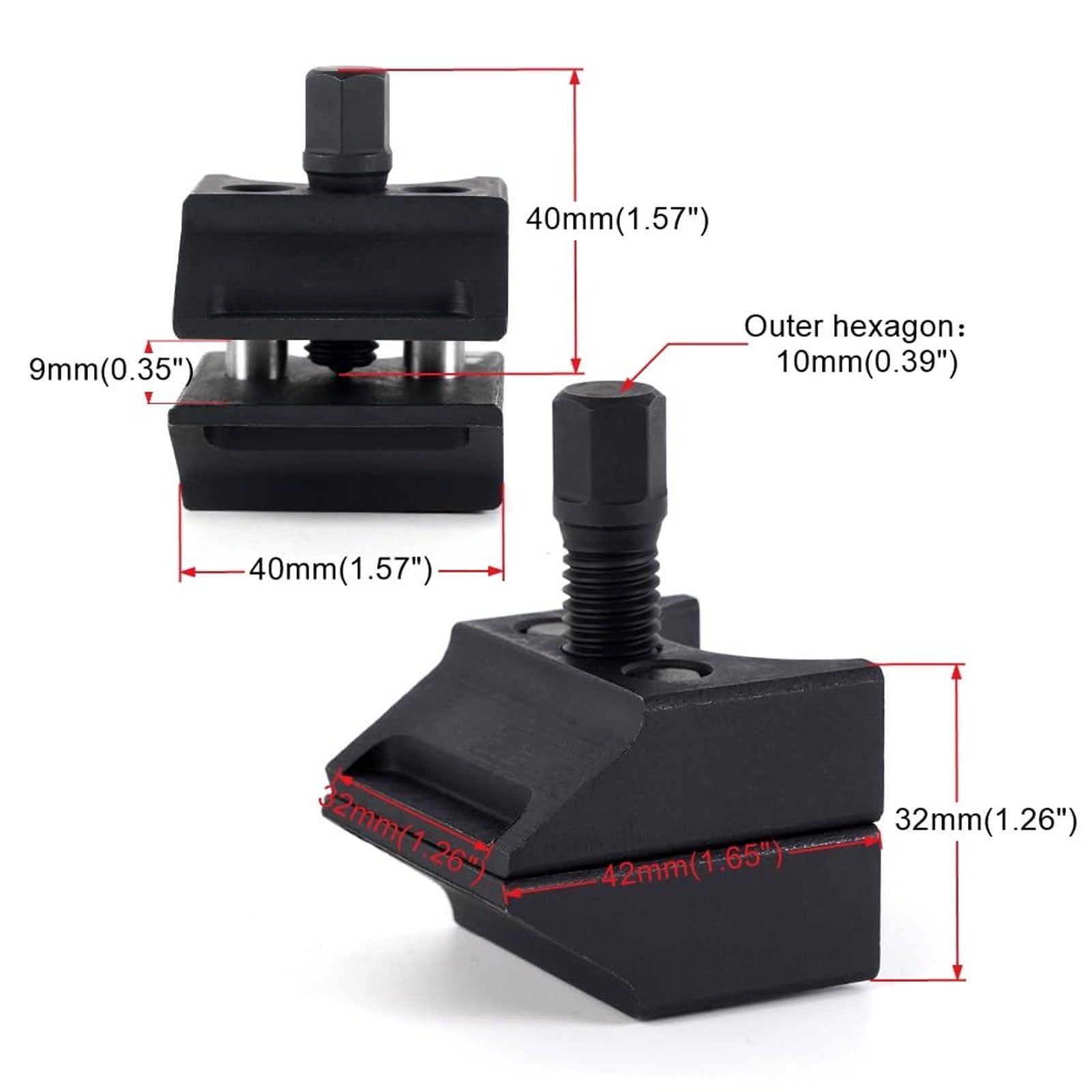 Heavy Duty Suspension Spreader, Double End, High Hardness Alloy Steel, For Hub  Knuckle Repair