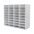 thumbnail image 3 of 36 Grids Cosmetic Organizer Cabinet Washable Acrylic False Eyelash Makeup Storage Case White, 3 of 14