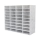 thumbnail image 3 of Gabinete organizador de cosméticos de 36 rejillas, estuche de almacenamiento de maquillaje para pestañas postizas de acrílico lavable, color blanco, 3 of 8