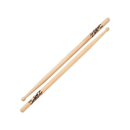 Zildjian RKWN Hickory Natural Finish Rock Wood Tip Drumsticks