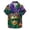 CD-Multicolor, variant on Todays Sale Carnival Costume for Men, Loose Fit Mask Print Button Down Cuban Shirts Casual Lapel Tropical Shirt Big and Tall Vacation Beach Tops Multicolor 5XL