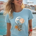 thumbnail image 3 of Minimalist Geometric Flower T-Shirt – Modern Botanical Graphic Tee, 3 of 4